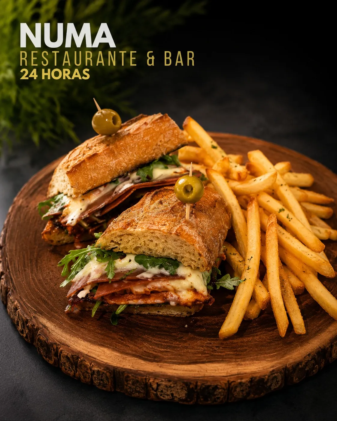 Baguette de carnes frías